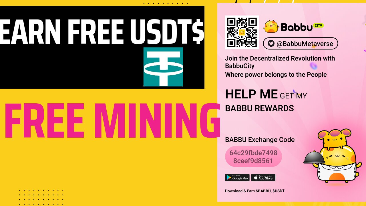 Earn Free USDT & BABBU COIN