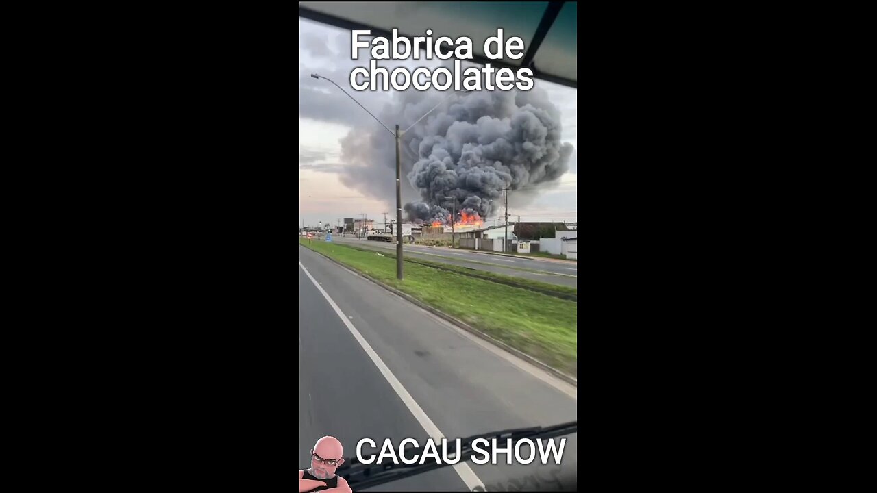 03 - INCENDIO FABRICA CACAU SHOW EM LINHARES - ES. Cocoa factory fire show in Espírito Santo Brazil
