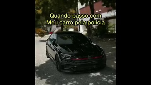 QUANDO PASSO COM MEU CARRO PELA POLICIA #shorts