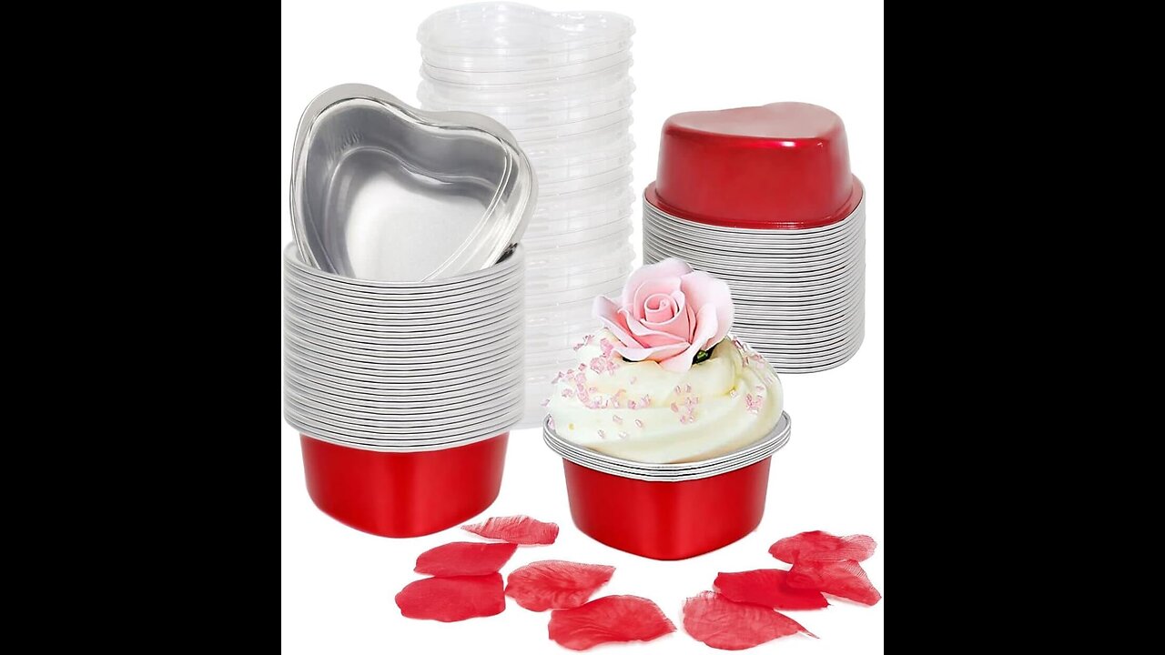 Create Love-Filled Treats: BLVRYVIO's Heart-Shaped Baking Set