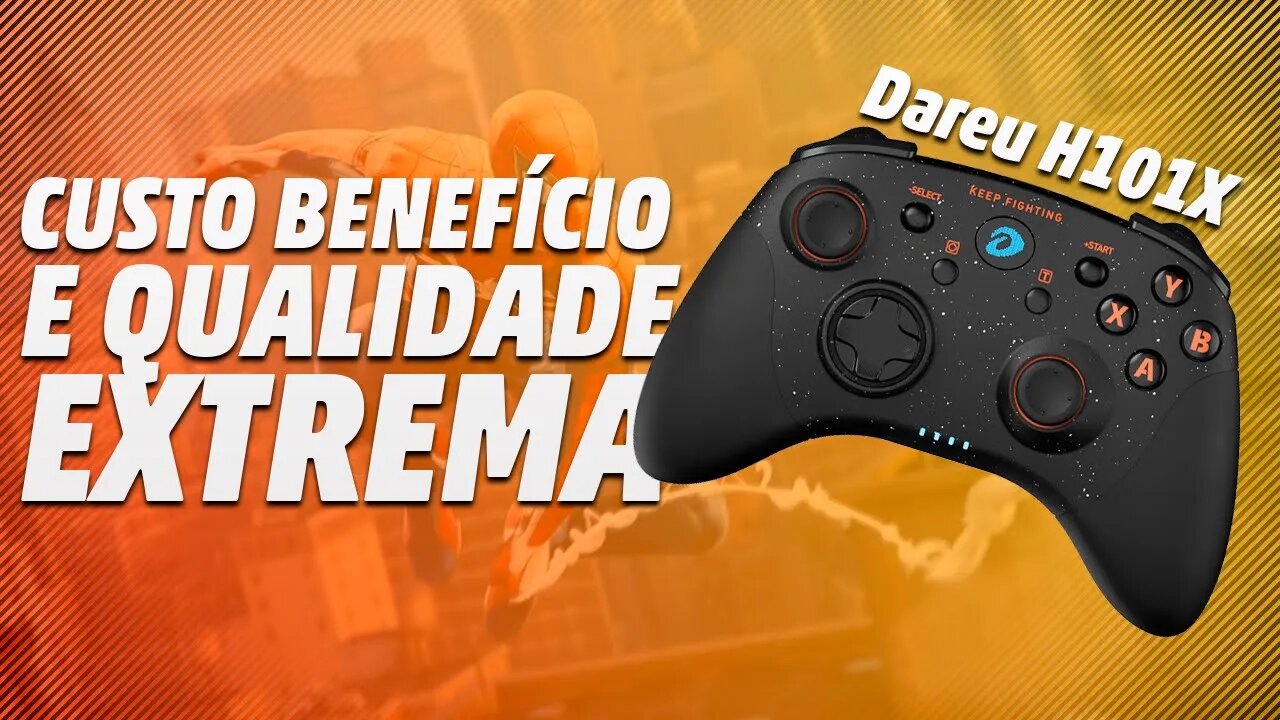 UM DOS MELHORES CONTROLES DE 2022, BOM E BARATO! BZfuture Dareu H101X - PC, Android, Nintendo Switch