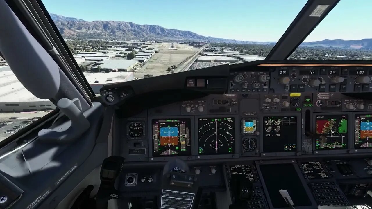 PMDG I B738 I Alaska Airlines I (KBUR) Hollywood, Burbank I "Final Approach" ILS RWY 08 I 4K