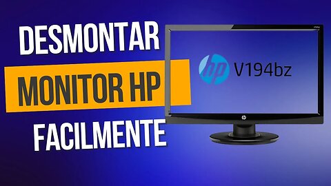 DESMONTAR TELA MONITOR HP V194BZ