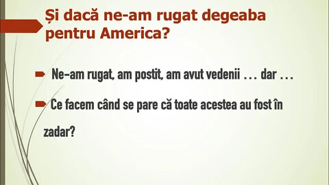 Andrei Popescu - Ne-am rugat degeaba pentru America?