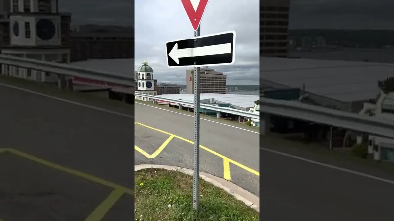 Walking Up Citadel Hill in Halifax Nova Scotia