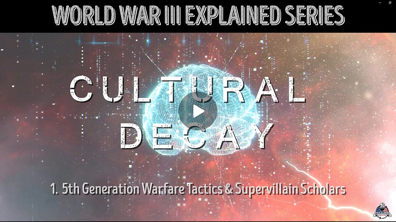 🆘 NWO 5th Generation Warfare: Cultural Decay (2023)▪️WWIII Explained 👀