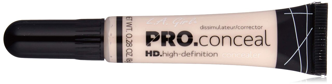 L.A. Girl Cosmetics HD Pro Concealer, Porcelain, 0.28 oz, (LAX-GC969)