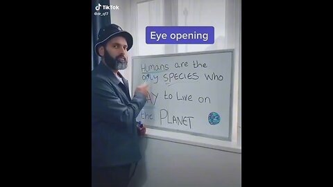 Humans are the only species Paying to Live here