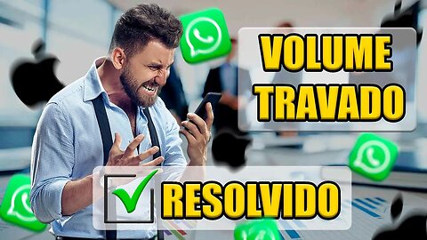 Whatsapp não aumenta nem diminui som iPhone ✅ Revolvido