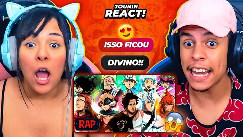 Rap dos Capitães (Black Clover) - É O NOSSO DEVER | KG Raps | [React Rap Nerd] 🔥