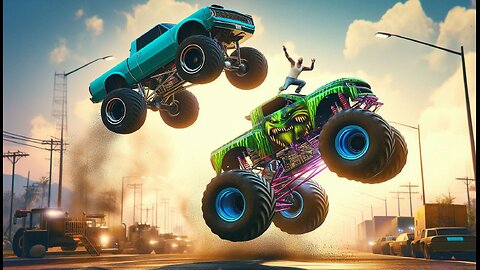 GTA 5 ITA: X80 Proto vs Monster Truck! – Which One Jumps Higher? Shocking Results Await!