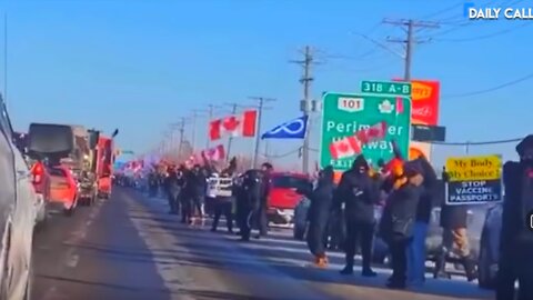 Canadian Truckers Create Massive 'Freedom Convoy' To Protest Vaccine Mandates