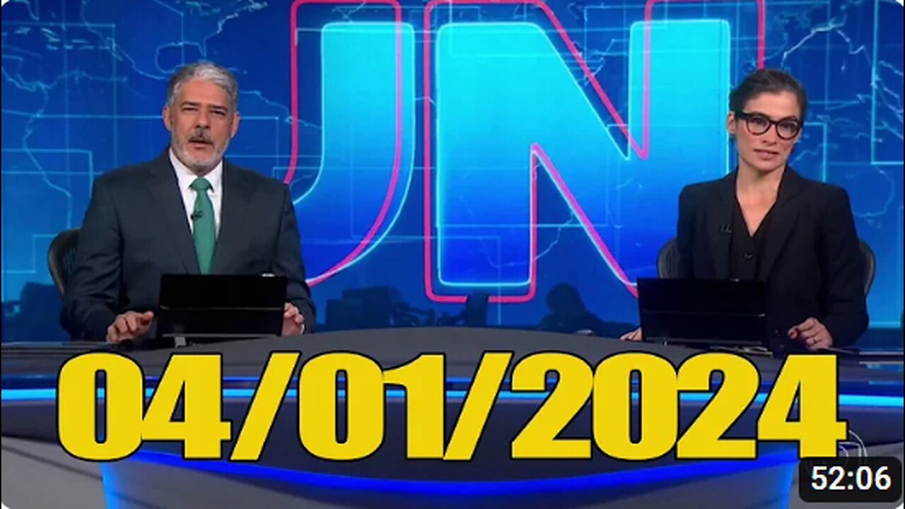 Jornal Nacional Quinta Feira 4 1 2024 Completo