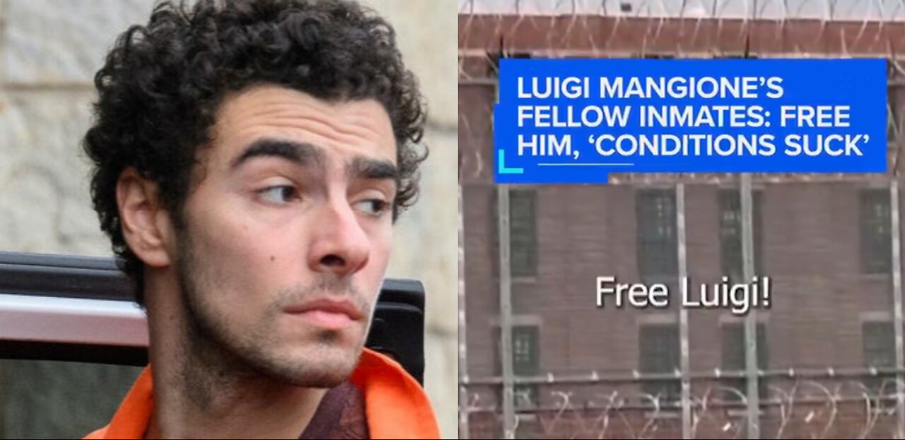 Inmates Scream FREE LUIGI & That His Living Conditions Suck!