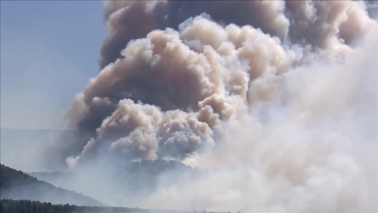 Two wildfires are burning north of Flagstaff
