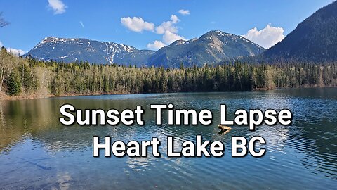 Mountain Lake | Beautiful Canadian | Time lapse