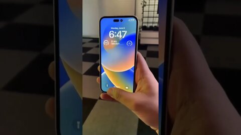 iPhone 14 Pro with New Notch #shorts#iphone14leaks