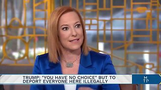 Meet The Press: Jen Psaki Wants Trump To Hire People Who'll Oppose Him And His Agenda