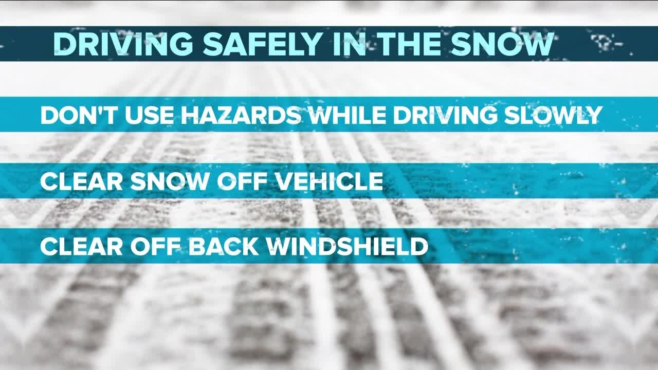 CSP Trooper offers advice for safe driving in the snow