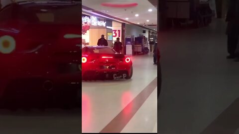 Liberty Walk Ferrari 488 GTB inside in a Shopping mall | Irfanistic |