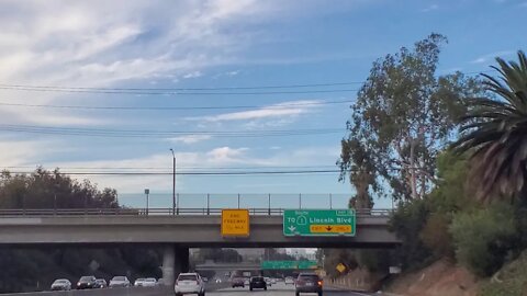 PLACE OF FREEWAY END I 10 WESTBOUND IN CALIFORNIA