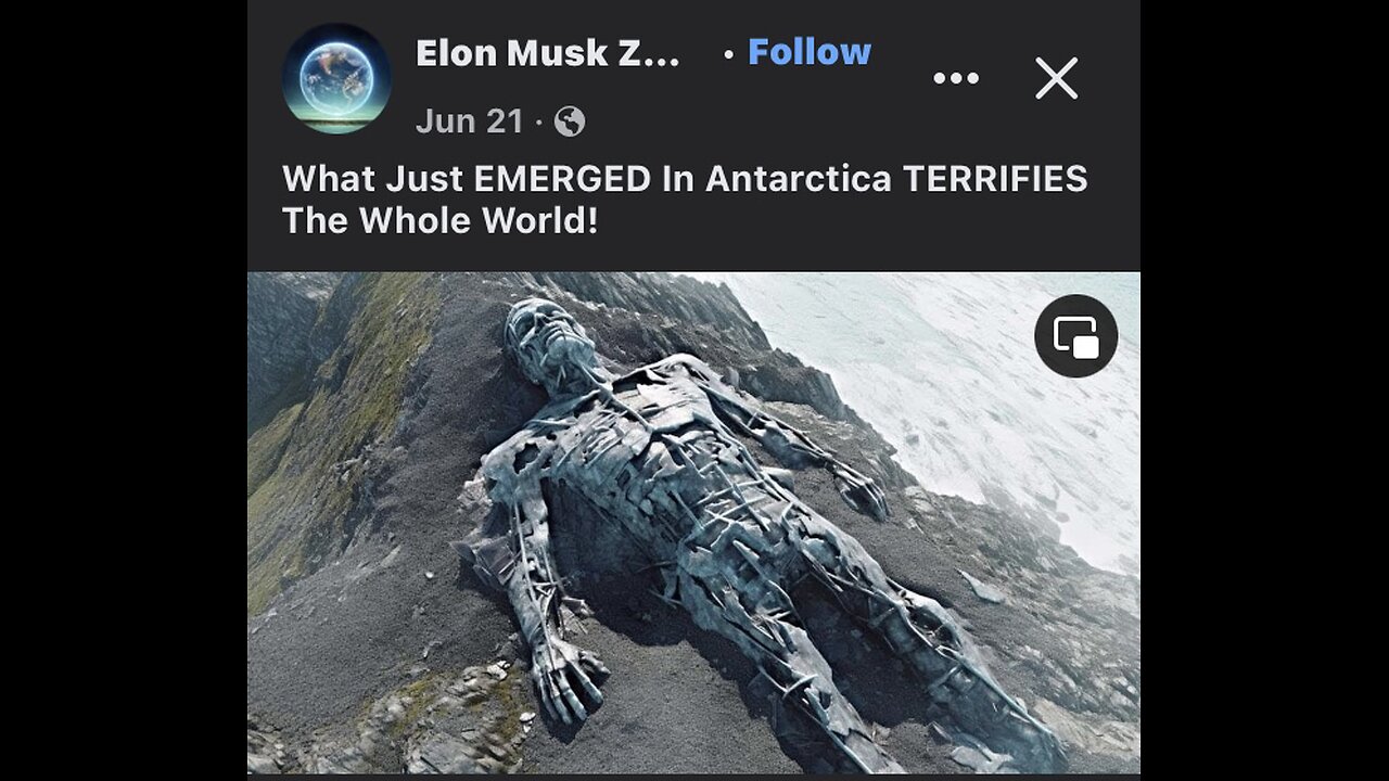 Captioned - What just emerged in Antarctica TERRIFIES the whole world