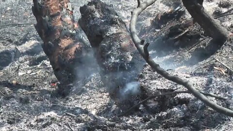 Fire crews monitor hot spots as classes resume at South Fork High School