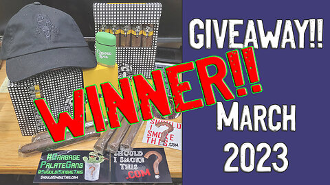 GIVEAWAY WINNER! March 2023