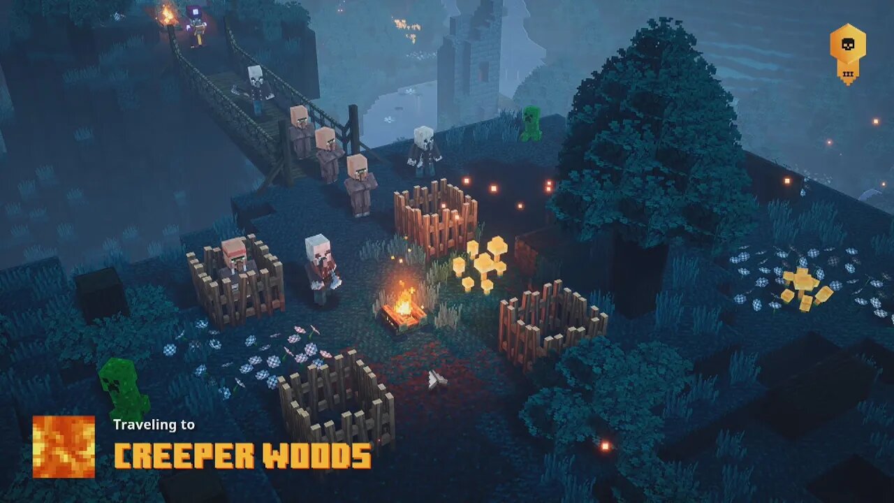Freeing the Villagers - Minecraft Dungeons (Creeper Woods)