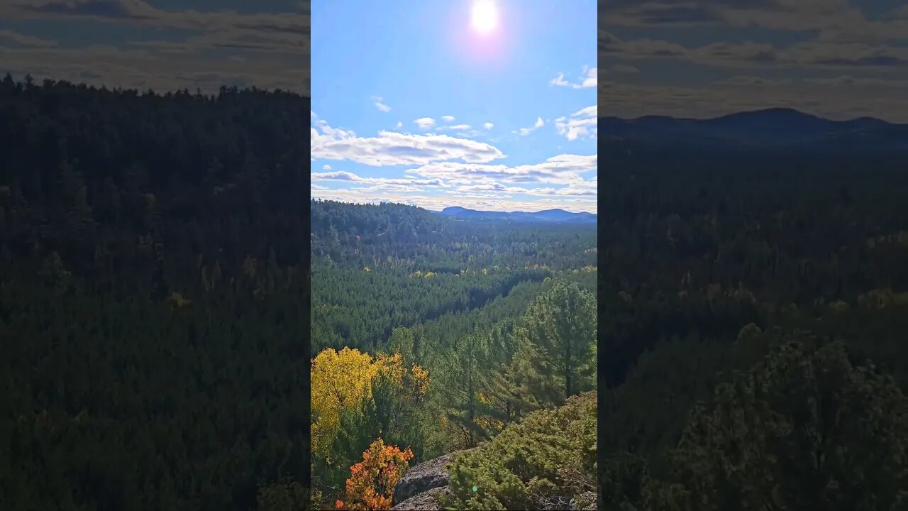 Stunning Autumn Valley Views from the Cliff's Edge ☀️🍂