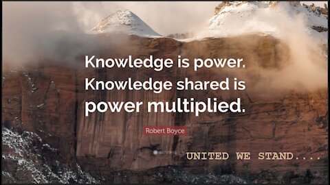 04-16-2021 Knowledge is power & I'm sharing