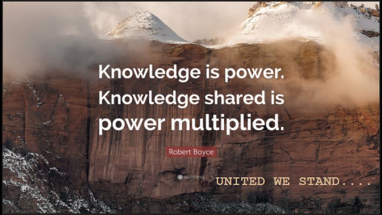 04-16-2021 Knowledge is power & I'm sharing