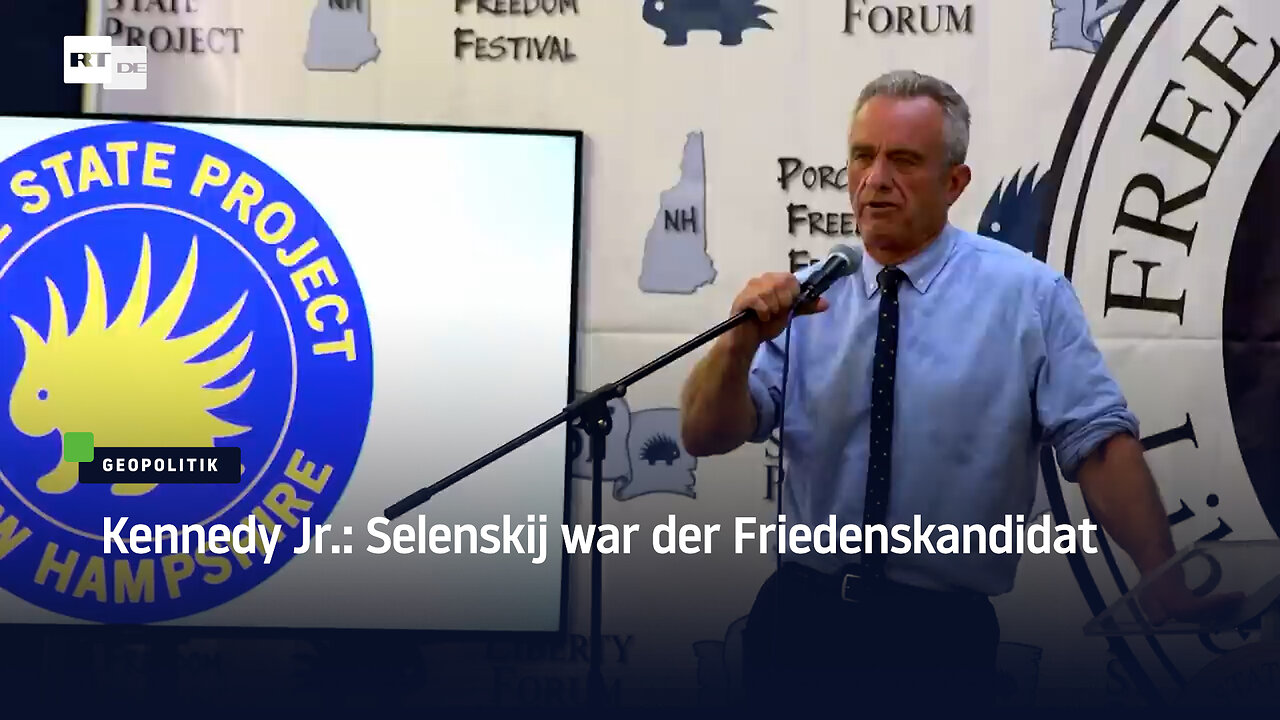 Kennedy Jr.: Selenskij war der Friedenskandidat