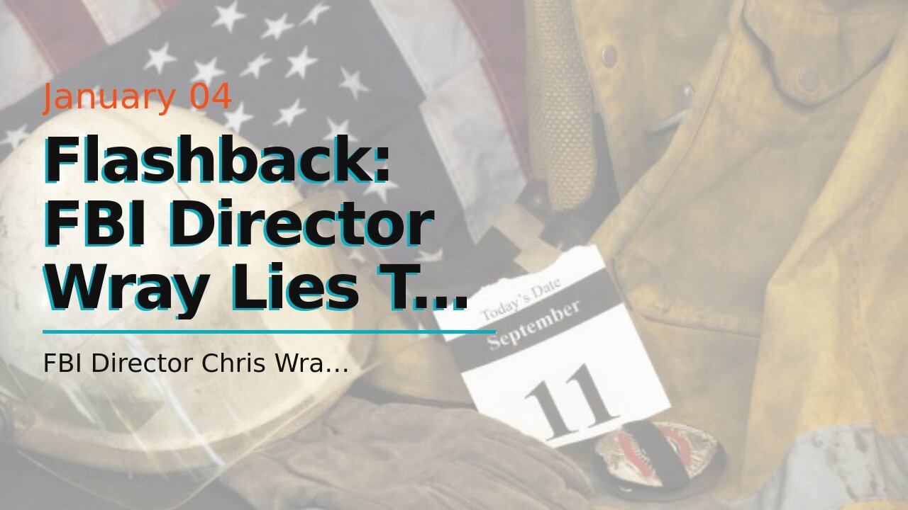 Flashback: FBI Director Wray Lies To Rand Paul, Claims Bureau Not Involved In Twitter Censorshi...