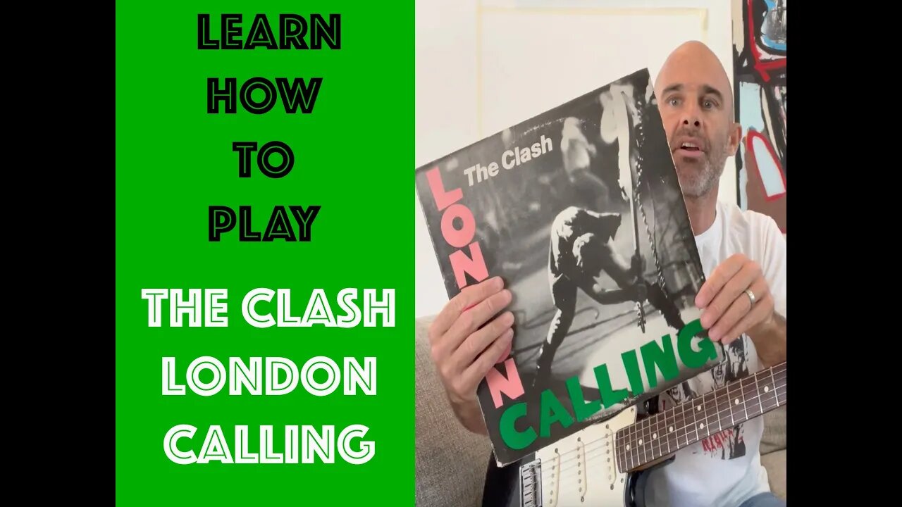 How To Play London Calling On Guitar Lesson With Solo! [The Clash]