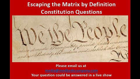 Escaping the Matrix by Definition Jan 6