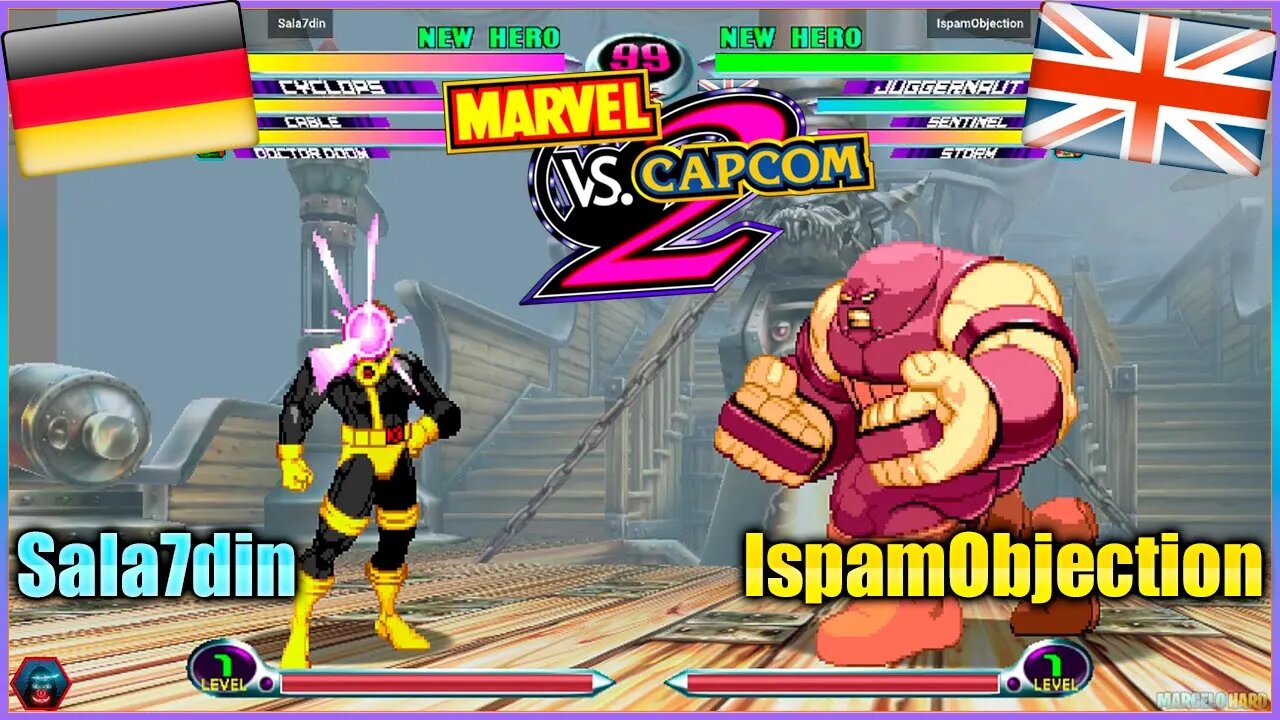 Marvel Vs. Capcom 2 New Age of Heroes (Sala7din Vs. IspamObjection) [Germany Vs. United Kingdom]