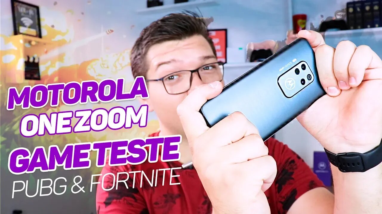 Motorola One Zoom no PUBG e Fortnite - Teste em Jogos