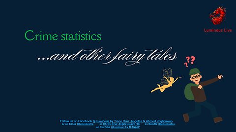 Crime stats and other fairy tales