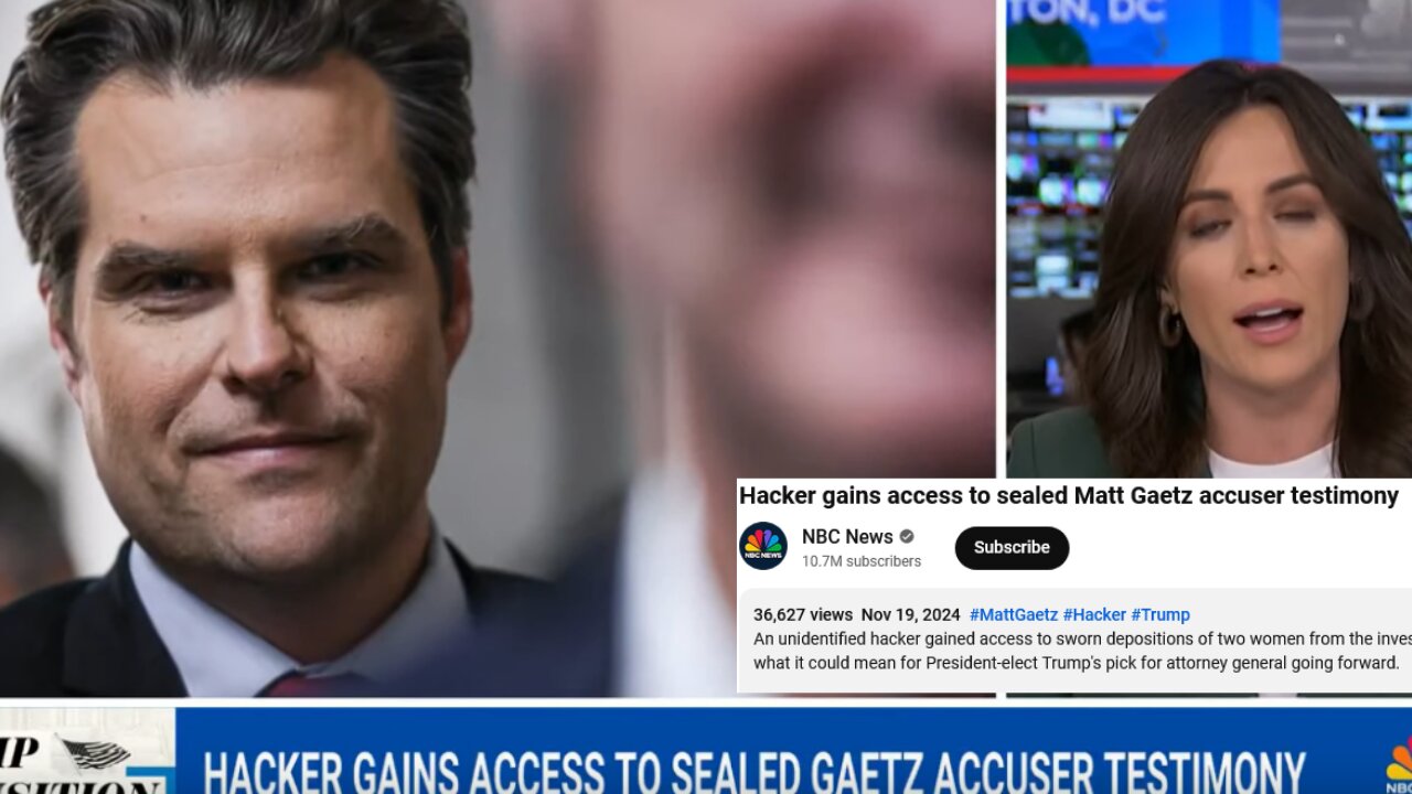 Hacker gains access to sealed Matt Gaetz accuser testimony