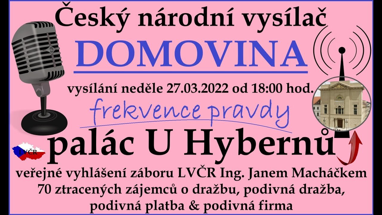 Zábor LVČR paláce U Hybernů | vysílání 27. 3. 2022