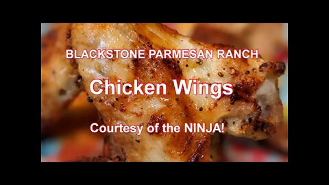 Blackstone Parmesan Ranch Air Fried Chicken Wings, courtesy of NINJA