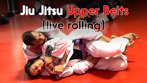 Jiu Jitsu Upper Belt Live Rolls (10-24-2022)