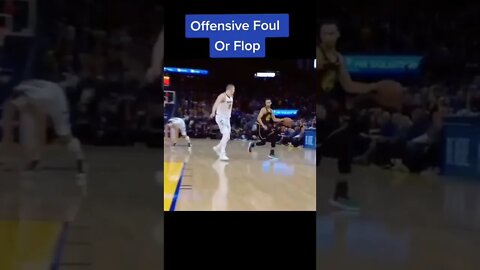 Offensive Foul Or Flop
