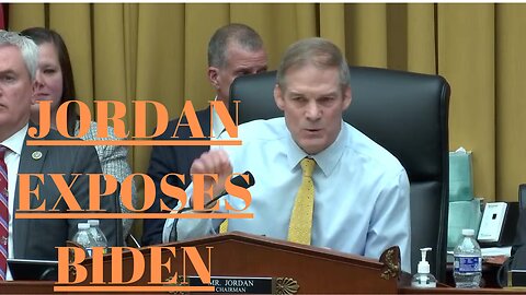 BREAKING NEWS Jordan EXPOSES Biden's 8 million reasons to lie