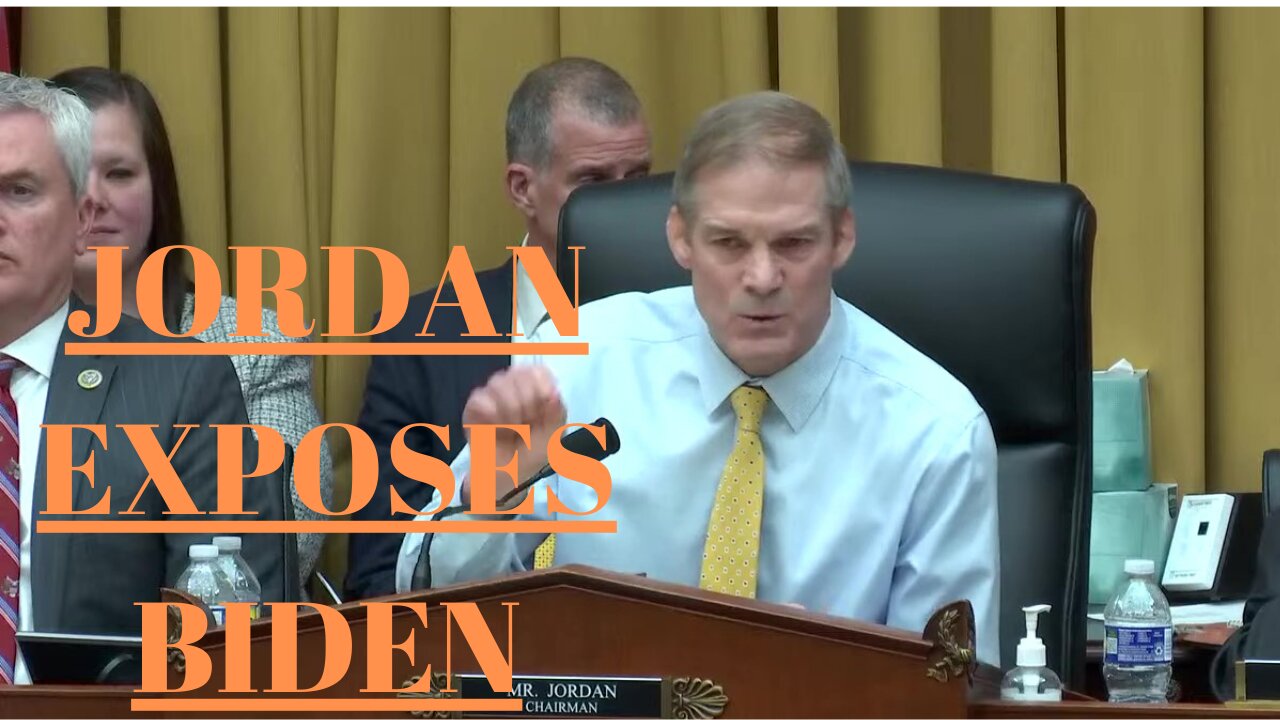 BREAKING NEWS Jordan EXPOSES Biden's 8 million reasons to lie