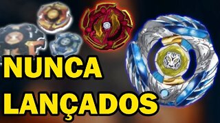 9 BEYBLADES QUE NUNCA FORAM LANÇADOS | Produtos Cancelados, Perdidos e Vazados de Beyblade