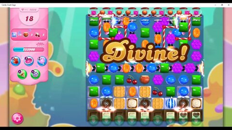 Candy Crush Level 5686 Talkthrough, 25 Moves 0 Boosters