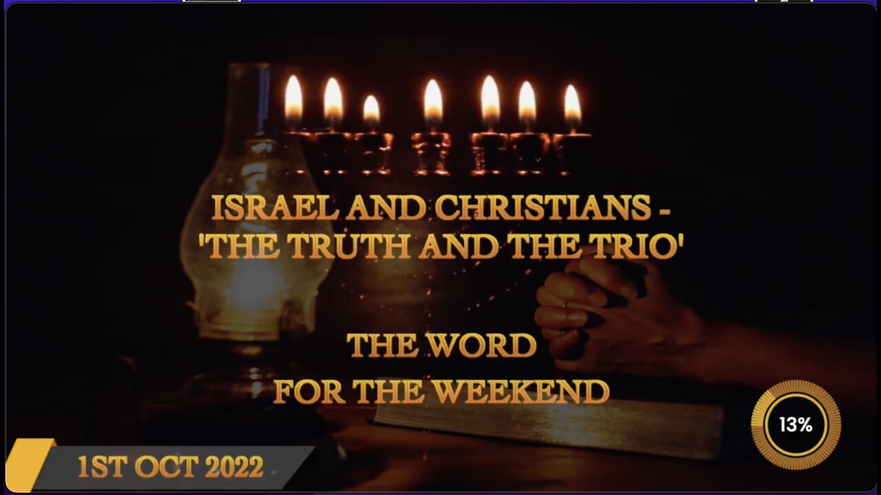 Israel & Christians - The Truth and The Trio - Jacob Prasch | 1st Oct 2022