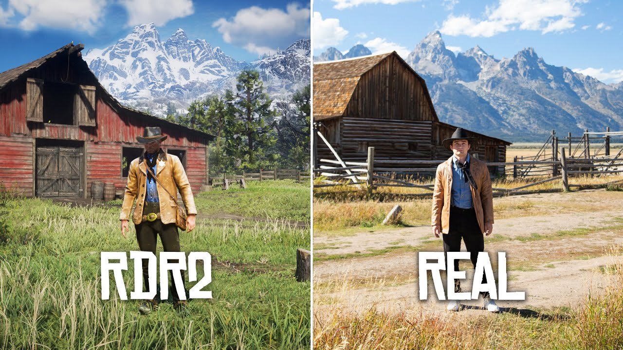 Red Dead Redemption vs. Real Life 2023